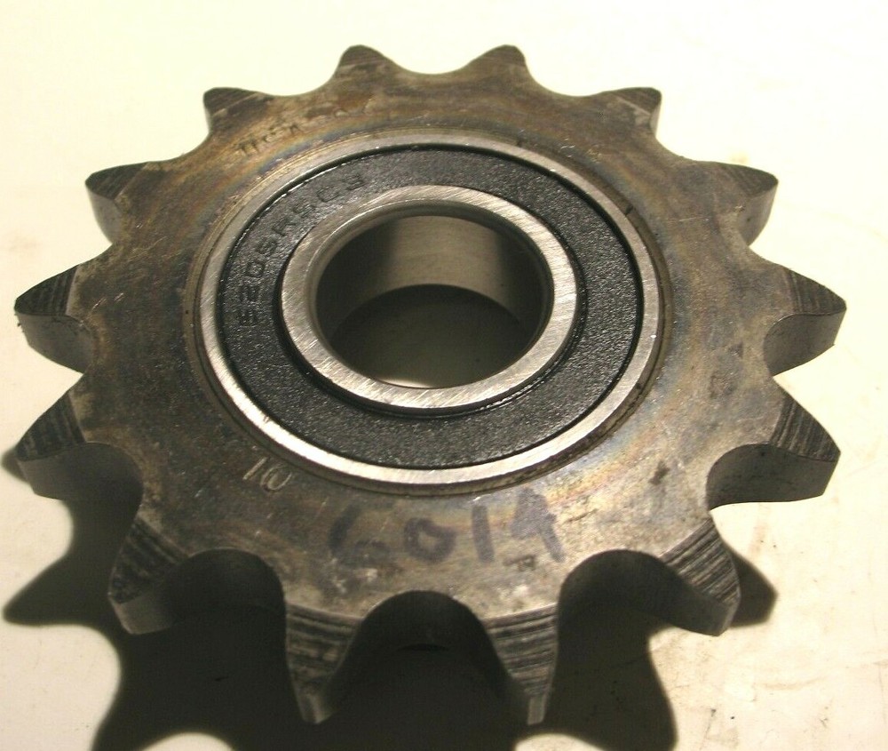 NEW USA OR MISUMI 6014H IDLER SPROCKET #60 CHAIN 14T W/ BEARING 25MM BORE P7635