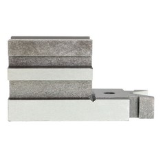 Angle V-Block Hardened Steel 3-1/2″ x1-7/8″ x1-7/8″ W/ Clamp Set 0.0003