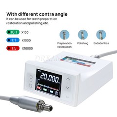 Dental Brushless LED Electric Motor For 1:5 1:1 16:1 Handpiece Digital Screen