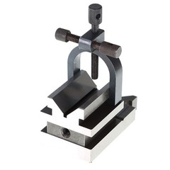 Angle V-Block Hardened Steel 3-1/2″ x1-7/8″ x1-7/8″ W/ Clamp Set 0.0003