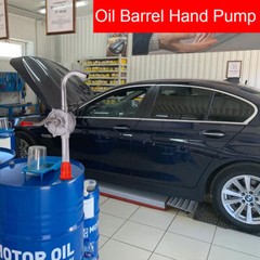 Drum Rotary Barrel Pump Hand Crank Diesel Fuel Oil Transfer Pump 55 Gallon+Tape