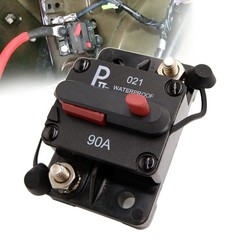 90A 48VDC Waterproof IP67 Circuit Breaker with Stainless Steel Studs Marine