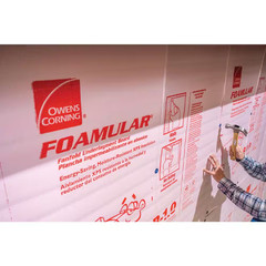 FOAMULAR 1/4 In. X 4 Ft. X 50 Ft. R-1 Fanfold Rigid Foam Board Insulation Sheath