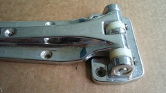 Kason 1241 Heavy Duty Knuckle Chrome Hinge USED