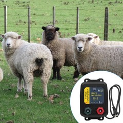 Electric Fence Charger, 5 Mile Plug in Electric Fence Energizer, for Preventi…