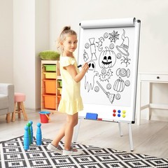 Magnetic Whiteboard W/ Stand Dry Erase Adjustable Tripod White Board 36″ x 24″
