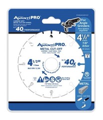 AvantiiPRO 4-1/2” Metal Cut-Off Wheel 115mm Type 1 Cutting Disk 7/8” Arbor