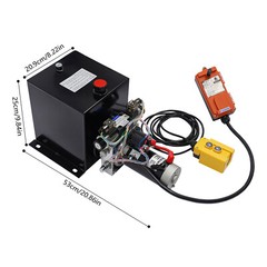 8QT Double Acting Hydraulic Pump with Wireless Remote Control – 12V DC