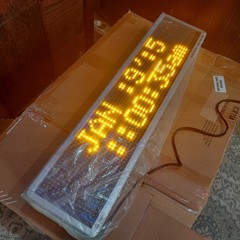 Signtronix LED-40 Interior LED Display Sign 9.25″ x 40″ x 4.5″ Office Business