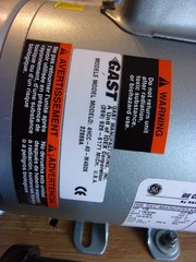 GAST General Electric Royal Beloit Oiless Air Compressor 220 Volt BRAND NEW