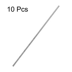 3mm x 300mm 304 Stainless Steel Solid Round Rod DIY Craft 10 Pack