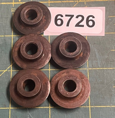 Lot 5 Pieces: Unused Ridgid Pipe Tubing Cutter Wheel: E-2358 (6726)