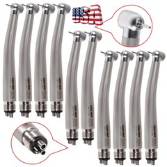 USPS! SANDENT Dental High Speed Handpiece Push Button Standard Head 4H-M4 1-10*