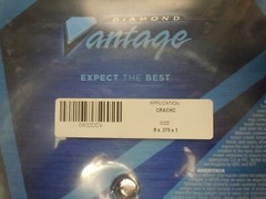 DIAMOND VANTAGE V-SHAPE CRACK CHASER 0802CCV 8 x .375 x 1