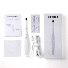 AZDENT Dental USB Intraoral Camera 8 LED Oral Endoscope 3-Speed Adjustment IPX5