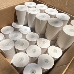XWP-T220 Thermal Receipt Paper Roll 3 1/8 in (80mm) x 220 ft BPA-Free QTY 35