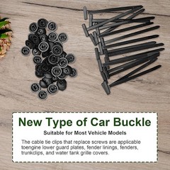Black Universal Nylon Cable Tie Buckle Heavy Duty Self-Locking Universal Zip T
