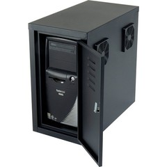 Global Industrial Orbit CPU Computer Enclosure Cabinet Front/Rear Doors 2
