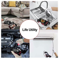 NEW Endoscope 4.3″ Monitor Dual Lens 1080P IP67 8mm Waterproof for Tubes & Car