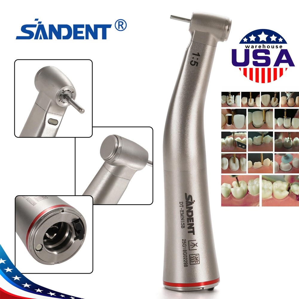 DT Optic Fiber 1:5/1:4.2 Contra Angle Handpiece CX235C7 Mini Standard 45° Head