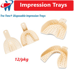 Tra-Tens® Disposable Impression Trays – Perforated, 12/Pkg – Water Pik