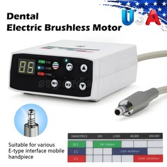 Dental Brushless LED Electric Micro Motor Fit NSK E-Type 1:1/16:1/1:5 Handpiece