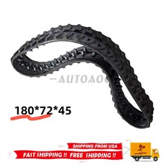 180x72x45 Rubber Tracks 7″ Wide Block Tread For Bobcat MT100/MT85 & Verm