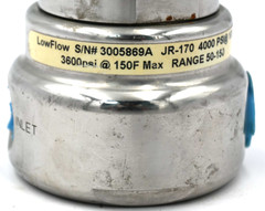 LOWFLOW VALVE JR-170 PRESSURE REGULATING VALVE 4000psi 276bar