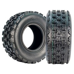 ATV UTV Tire Set 4-Ply Tubeless 19×7-8 Deep Knobby Tread Fits 8in Rims