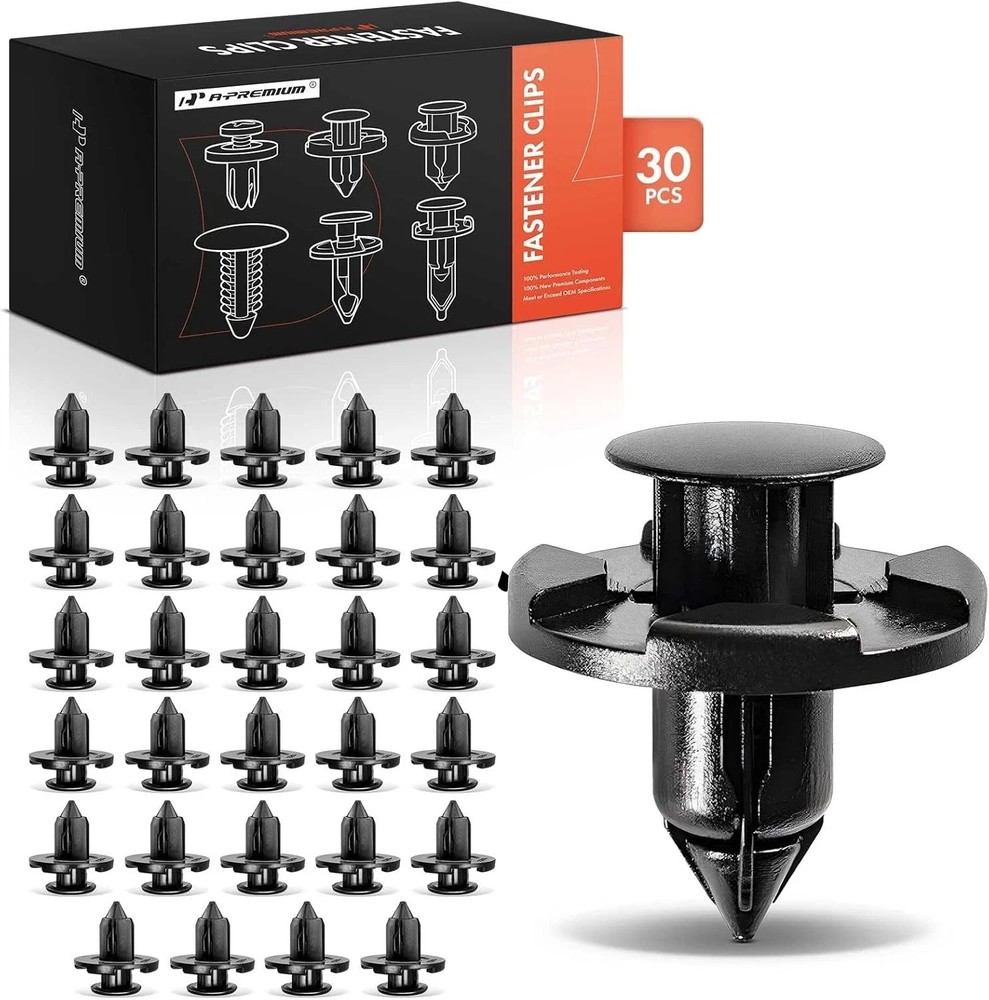 30PCS Nylon Bumper Fender Trim Panel Clips Retainer Compatible with Altima,