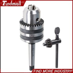 Findmall Heavy Duty Drill Chuck with 2MT Shank Drill Chuck Keyed 1/32″ – 5/8″