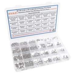 Metric M1 M1.2 M1.4 M1.6 M2 M2.5 304 Stainless Steel Phillips Pan Head Tiny M…