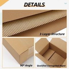 Shipping Boxes Mailers 6x6x6 inches Corrugated Cardboard Small Packing Kraft …