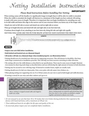 50′ x 100′ Heavy Knotted Aviary 2″ Poultry Net Netting