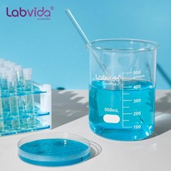 Upgrated 6 Size Low Form Glass Beaker Set, 25ml 50ml 100ml 250ml 500ml 1000ml…