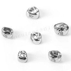 48 Sizes Dental Kids Crown Primary Molar Pediatric Crowns stainless steel Kit