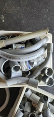 Estate LOT 100s Of Electrical PVC Conduit Fittings 1/2″-2 1/2″ NEW SEAL TIGHT