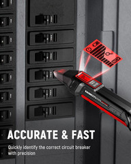 Circuit Breaker Finder with LCD Display, GFCI Outlet Tester, Electrical Circuit