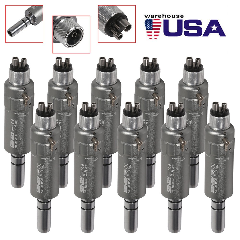 SEASKY Dental Low Speed Air Motor 4Hole Handpiece NSK Style E-Type Micromotor OR