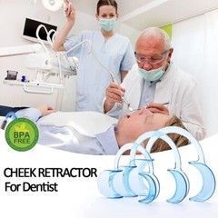 3 x Retractor de mejillas Blanqueamiento de dientes Abridor de Boca Dentista