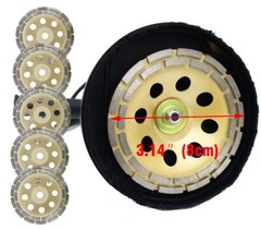 φ180mm Concrete Cement Floor Wall Rough Grinding Machine 220V 2600W 1-3000r/min