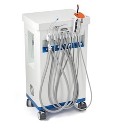 FDA Portable Dental Delivery Unit Suction Air Compressor Cart/ Handpiece kit