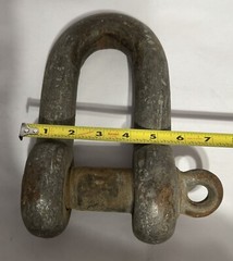 Large Shackle Anchor Rigging With Screw In Pin Weighs 15 1/2 Pounds Heavy Duty