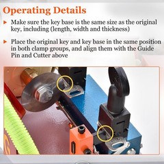 Multifunctional Key Cutting Duplicate Equipments, KeyCopy Machines for Hardware