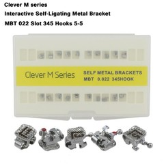 Dental Self Ligating Brackets Orthodontic Ceramic Metal Roth MBT Damon Empower