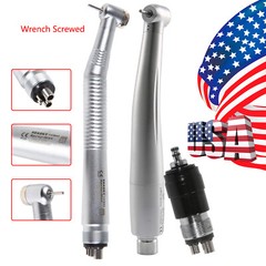 USA Dental High Speed Turbine Handpiece Standard Head 4 Hole /Coupler Fit NSK