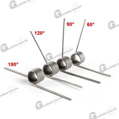 Torsion Spring 3-9 Coil (10 pcs), 0.8mm Wire dia, 5 ~ 10mm OD, Left spring Steel