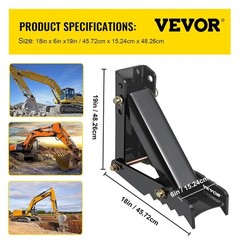 Professional Grade Bolt-On Backhoe Thumb – High Shear Strength Steel Design