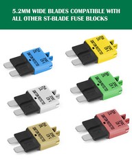 14 x DC 32V Resetable Mini ATM Circuit Breaker Blade Fuse for Car Truck Boat USA