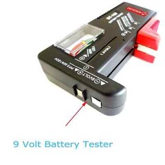 Battery Tester Checker Universal For AA AAA C D 9V 1.5V Button Cell Batteries